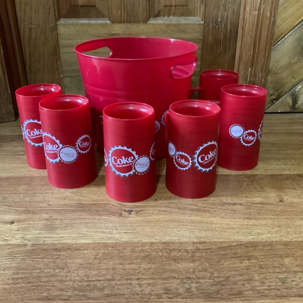 Coca Cola freezer mug set